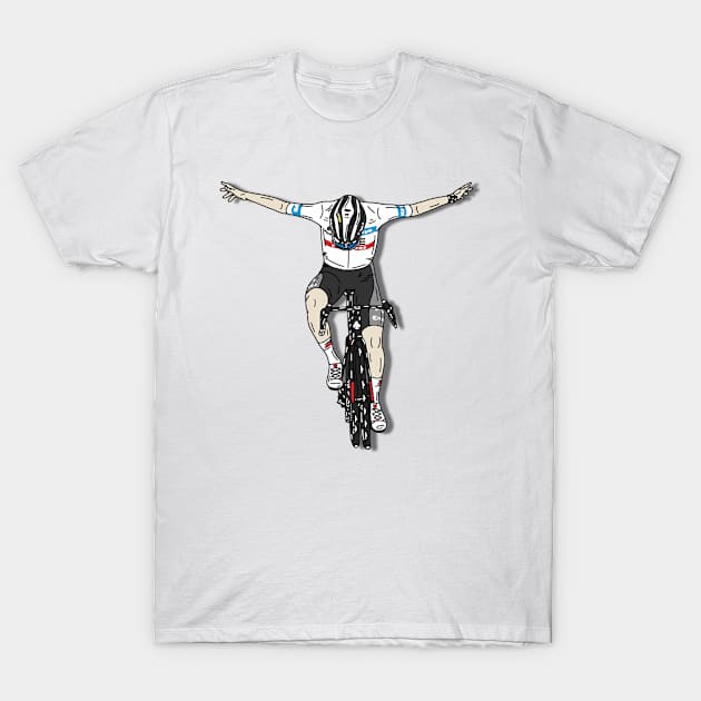 Pogacar Stage 6 Tour De France T-Shirt by Millicent Dupree